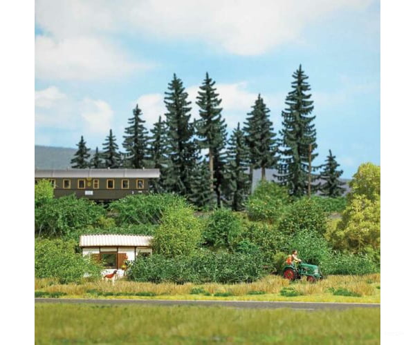 Busch 3596 Shrub Mat - Spring 4-3/4 X 3-1/8 1-3/8’ 12 8 3.5Cm Trees & Vegetation