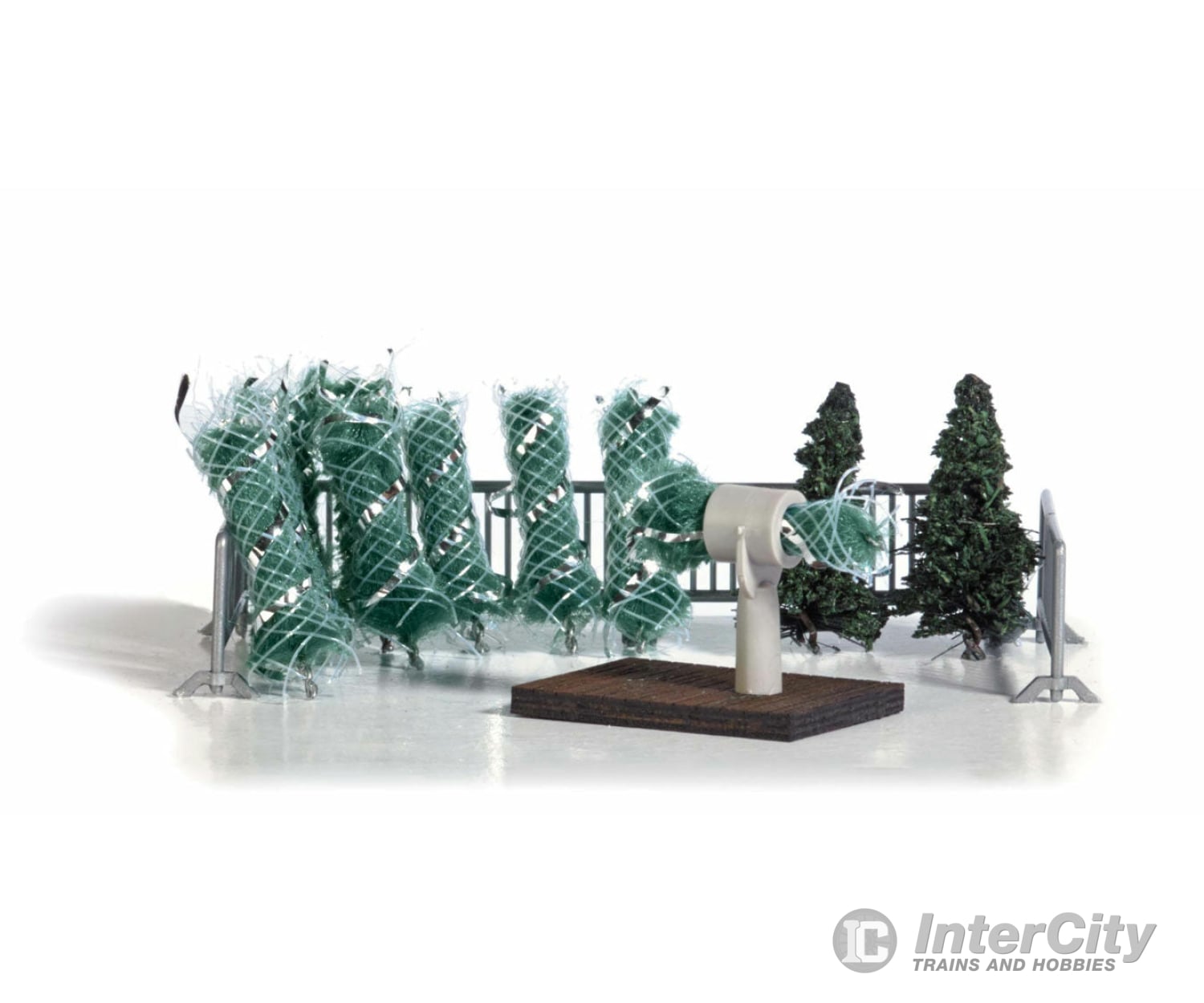 Busch Gmbh & Co Kg Ho 1182 Christmas Tree Lot Miniature Scene Scenery Details