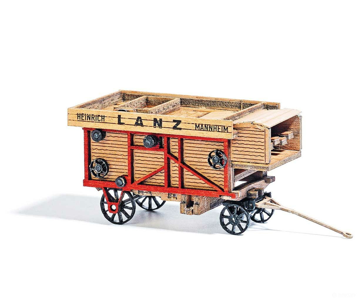Busch Gmbh & Co Kg N 8368 Threshing Machine - Assembled -- Wood Cars Trucks