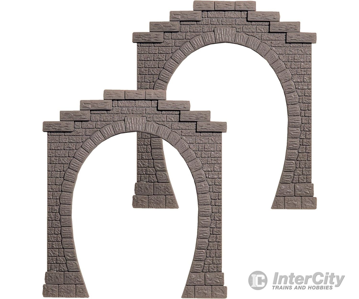 Busch Ho 7026 Scale Tunnel Portals (Pack Of 2) Tunnels & Bridges