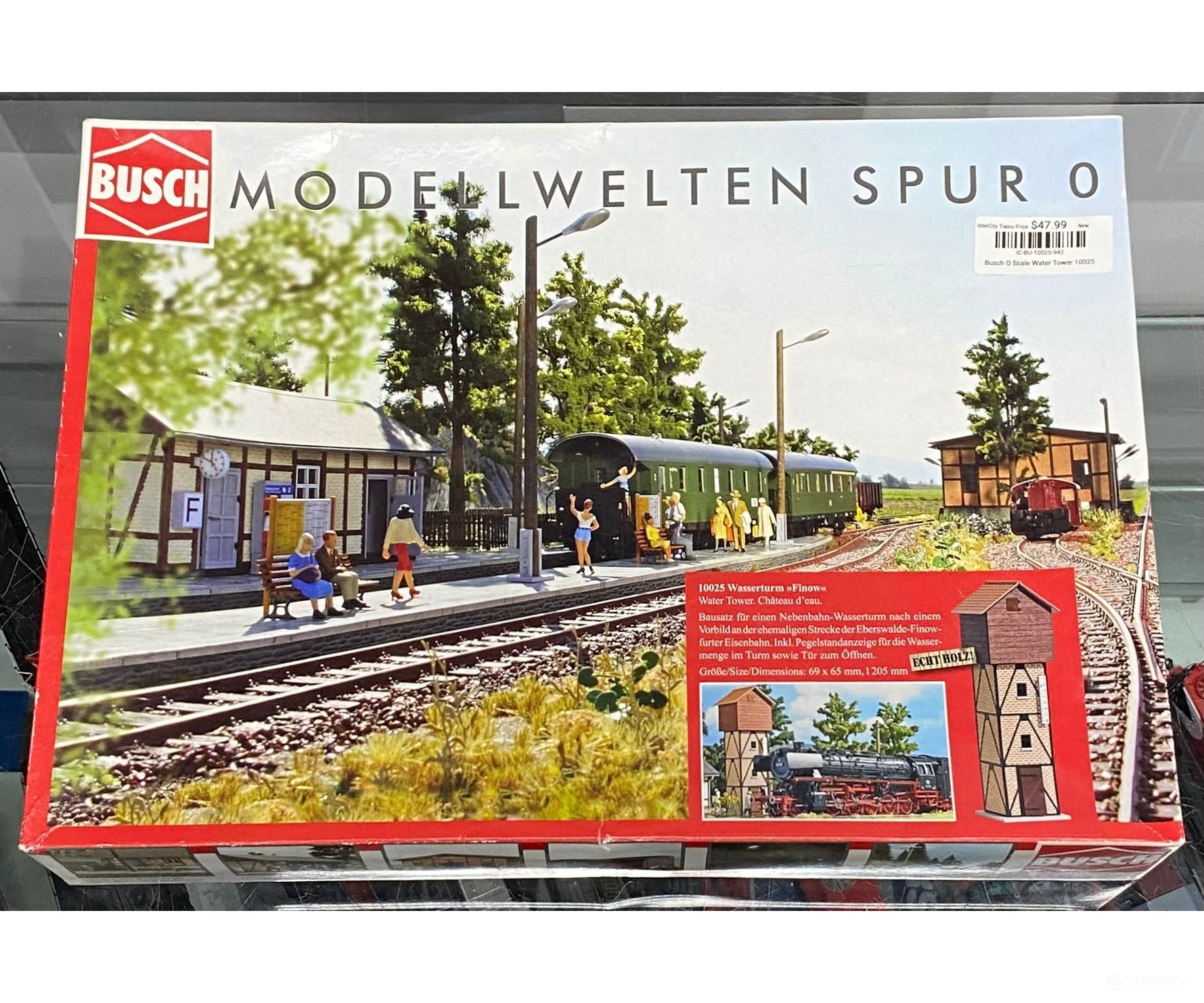 Busch O Scale Water Tower 10025 - Structures