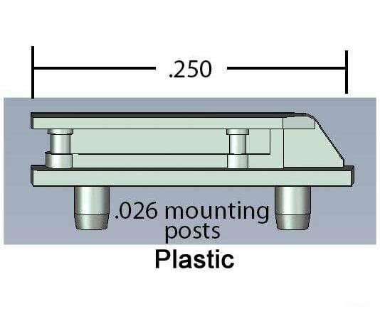 Cal Scale Ho 623 Sinclair Antenna - - Plastic Pkg(4) Detailing Parts