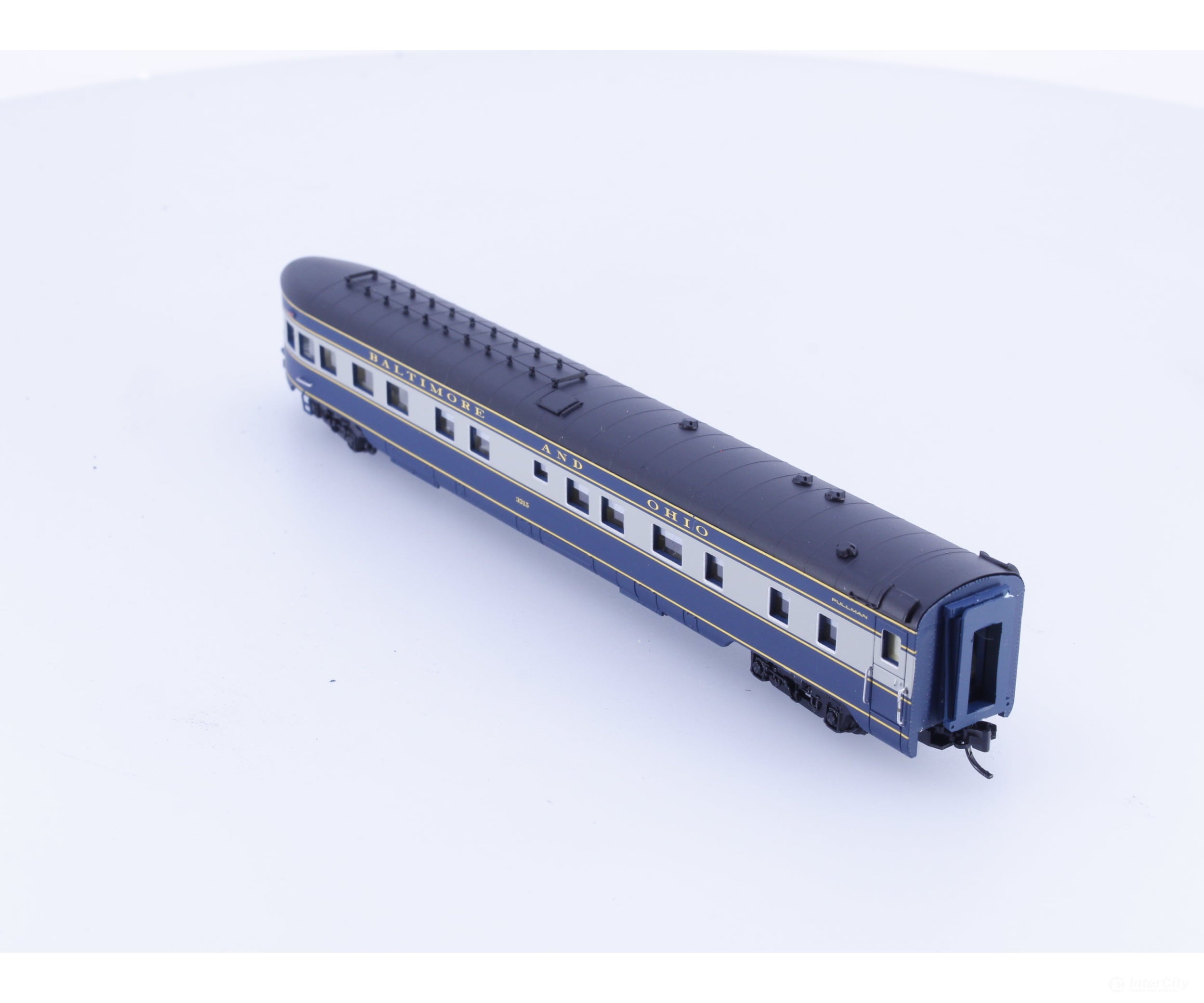 Centralia Car Shops CCS7502-04 N Pullman Standard 2-1-1 Observation-Buffet Lounge Baltimore and Ohio (BO) 3315