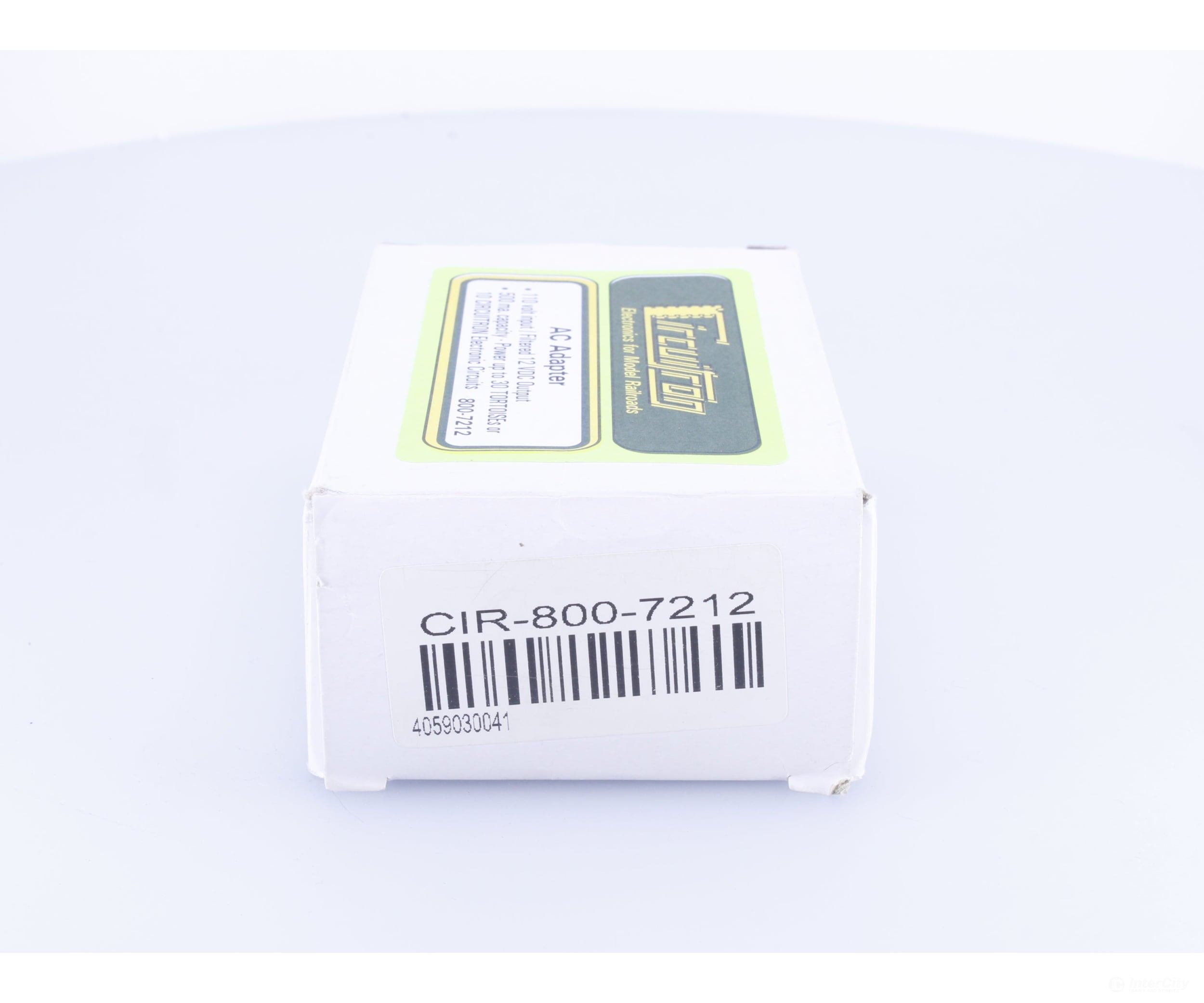 Circuitron 800-7212 HO AC Adapter Power Supply 110V Input/Filtered 12 VDC Output - Analog Throttles & Power