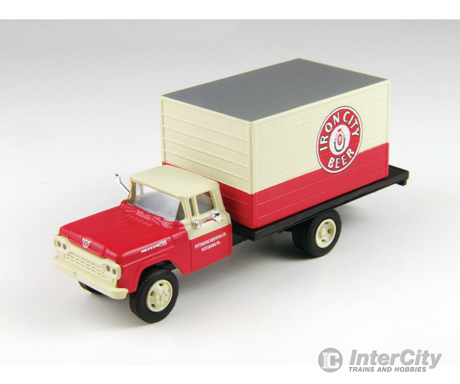 Classic Metal Works Ho 30428 1960 Ford F-500 Box-Body Delivery Truck - Assembled Mini Metals -- Iron