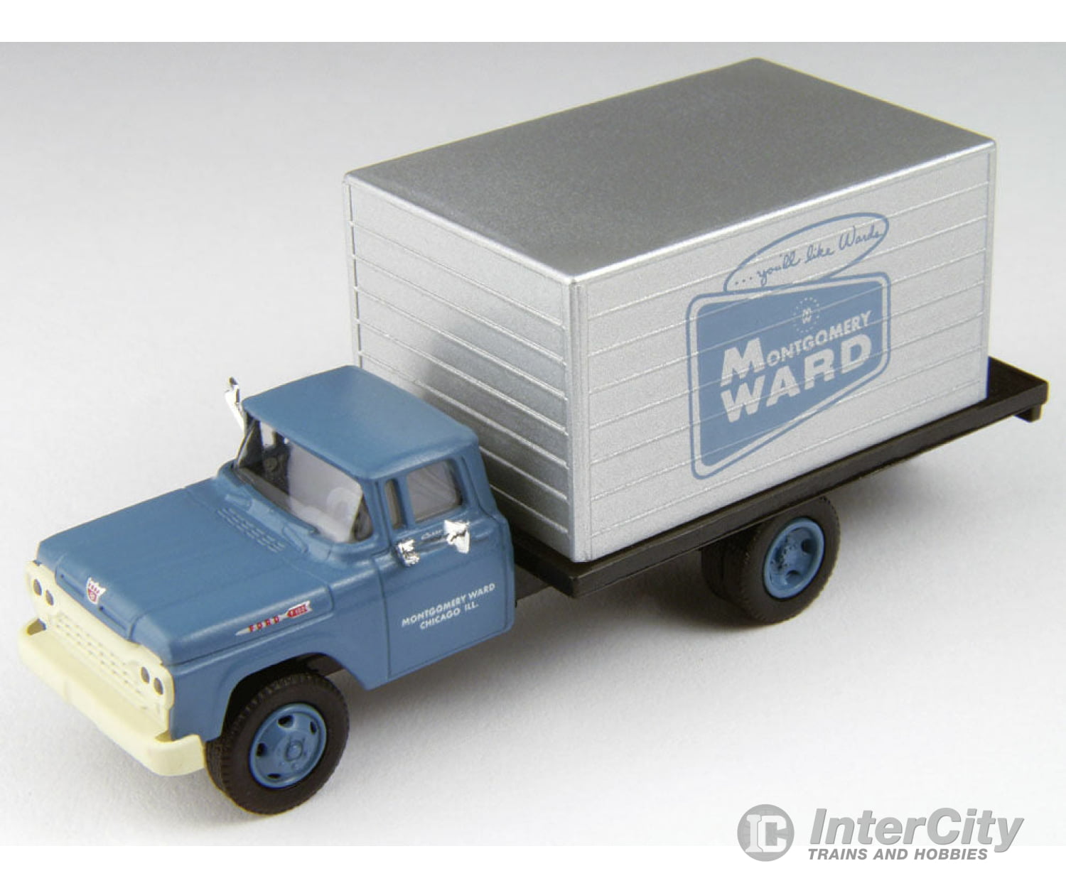 Classic Metal Works Ho 30440 1960 Ford F-500 Box-Body Delivery Truck - Assembled Mini Metals --