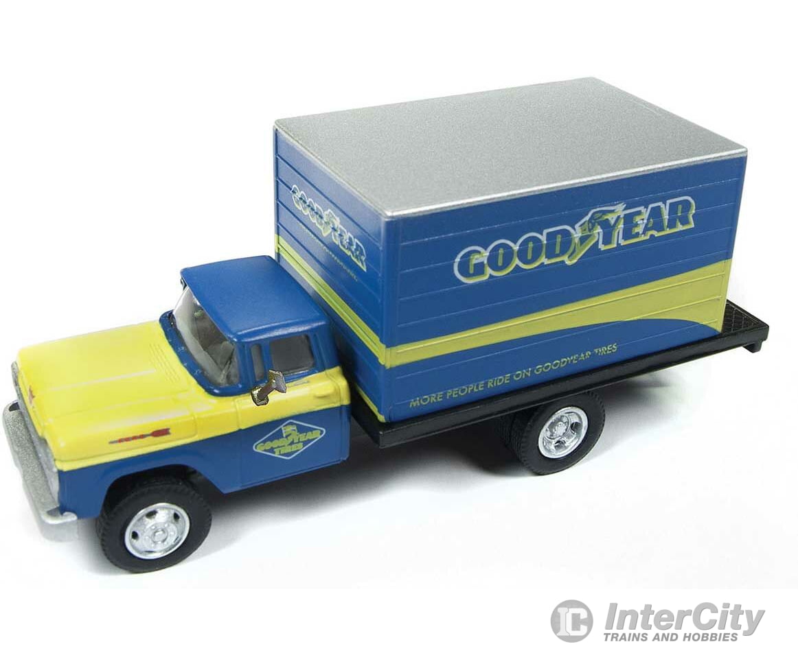 Classic Metal Works Ho 30511 1960 Ford F-500 Boxvan Delivery Truck - Assembled Mini Metals(R) --