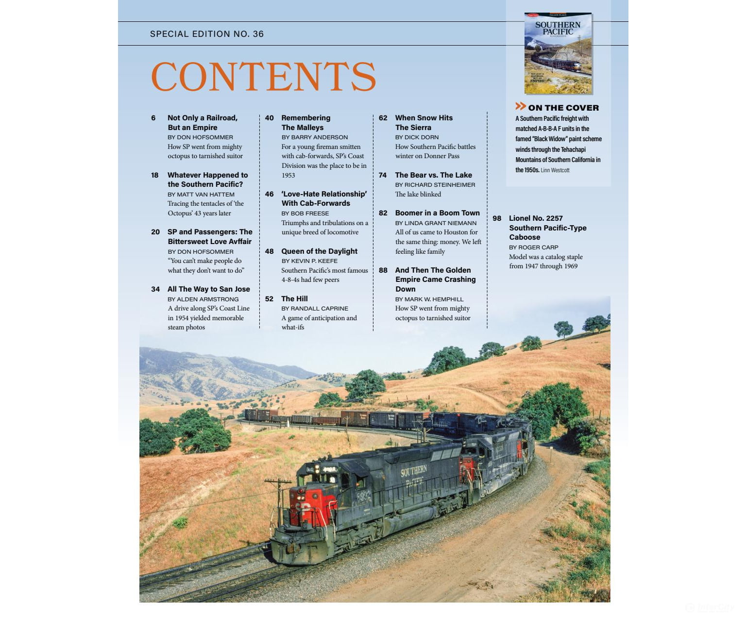 Classic Trains Magazine - Southern Pacific Remembered Magazines