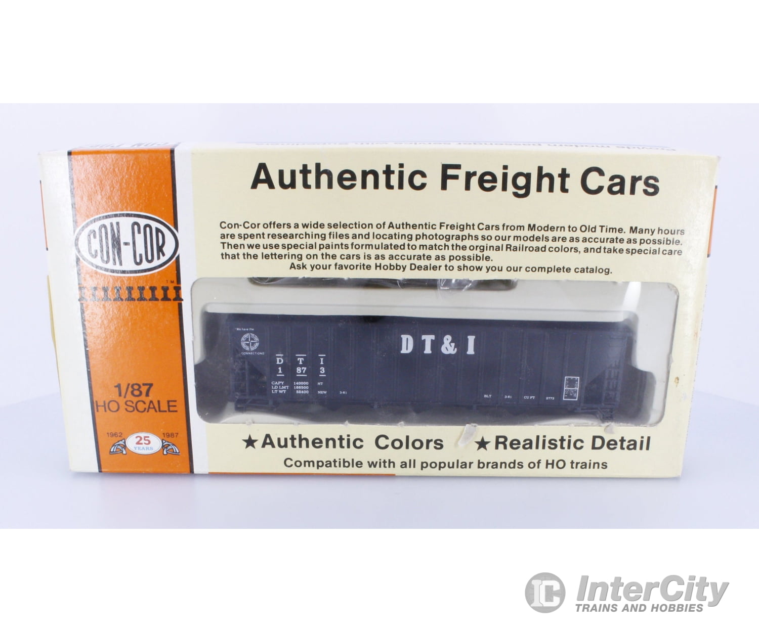 Con Cor 0001-009353 HO 100 Ton 15P Coal Hopper Detroit Toledo & Ironton Detroit Toledo and Ironton (DTI) 1873 (b)