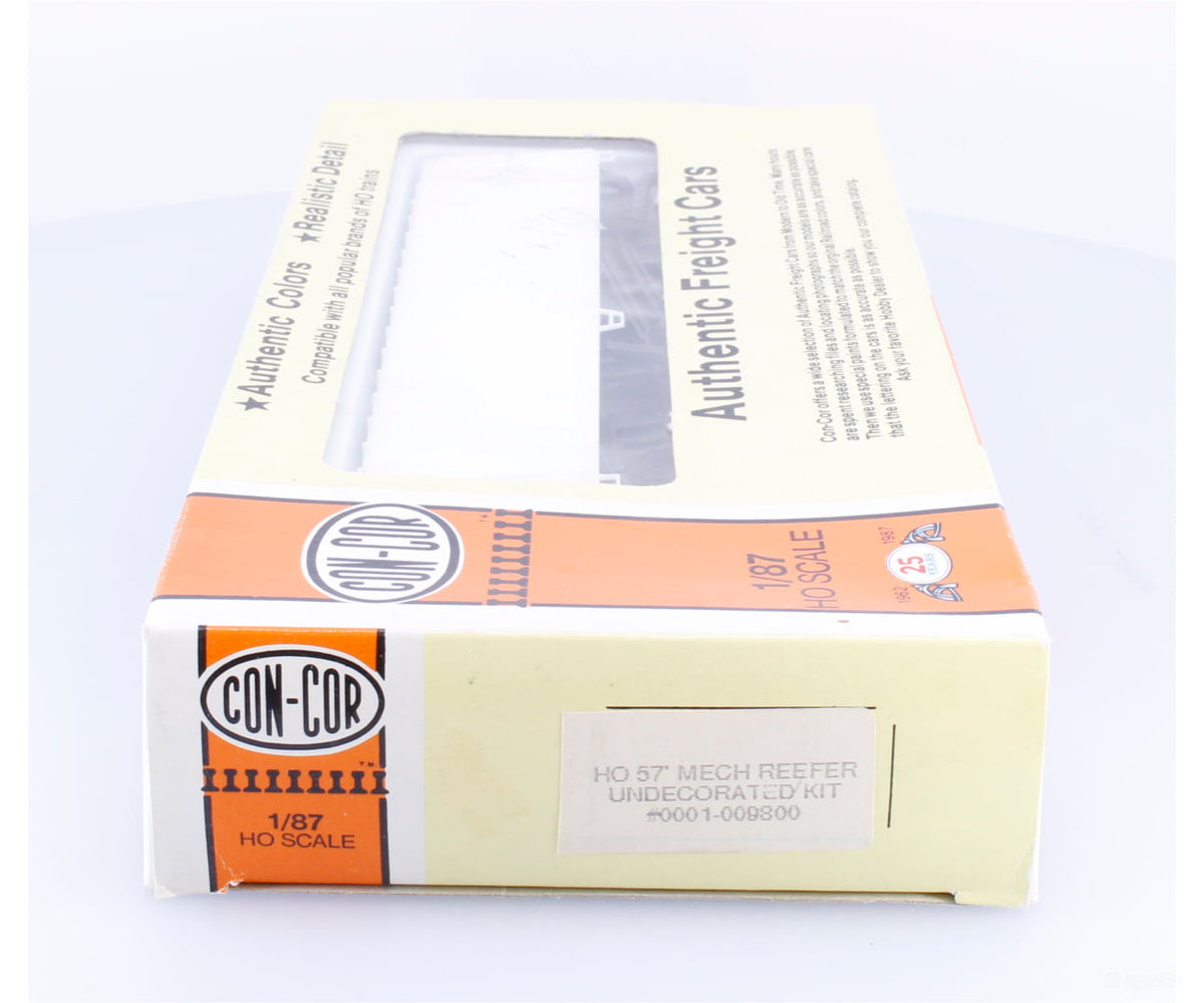 Con Cor 0001-009800 HO 57’ Mechanical Refrigerator Car Kit Undecorated - Freight Cars