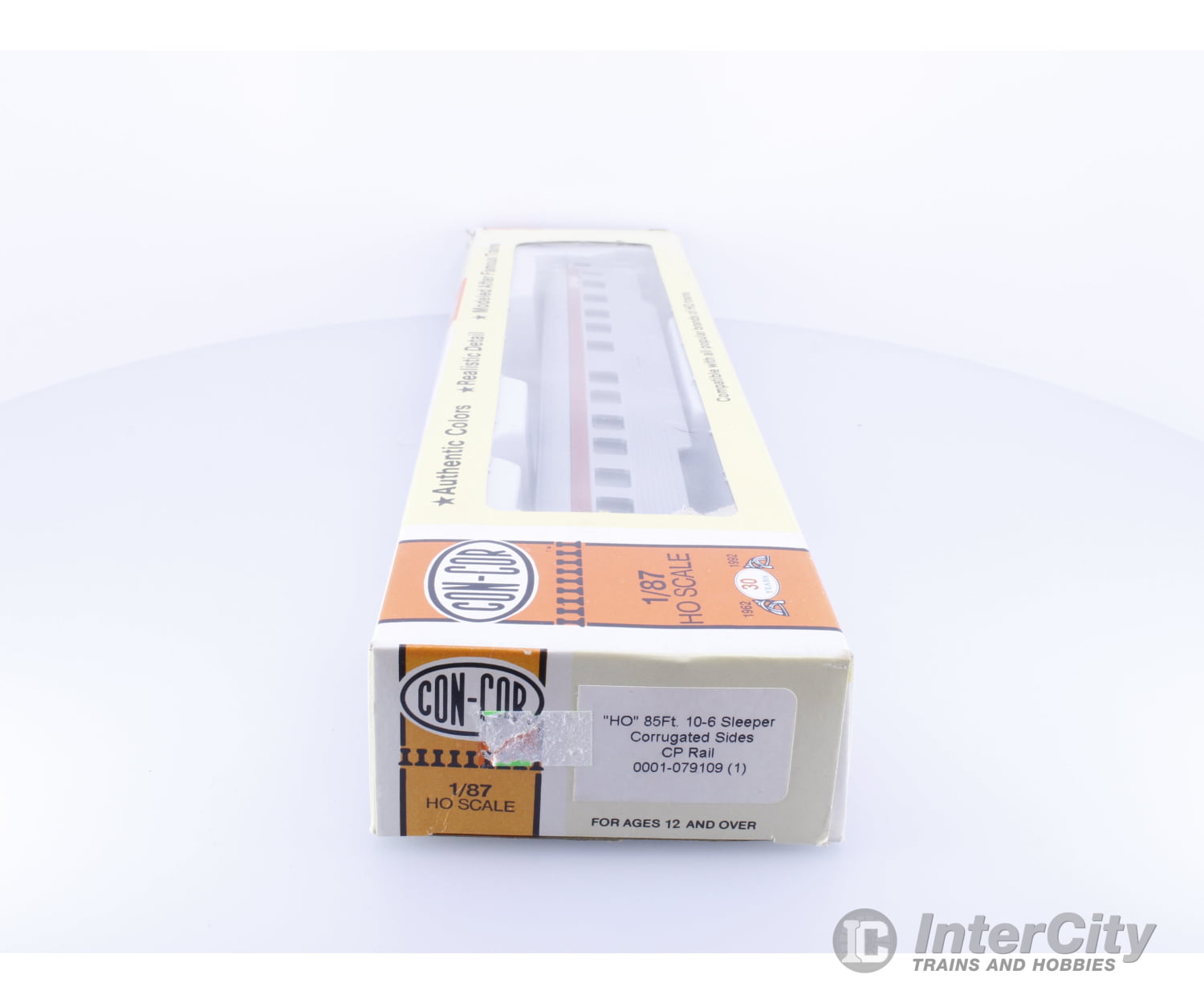 Con Cor 0001-079109 HO 85’ 10-6 Sleeper Corrugated Sides Canadian Pacific (CP) Lorne Manor Passenger Cars