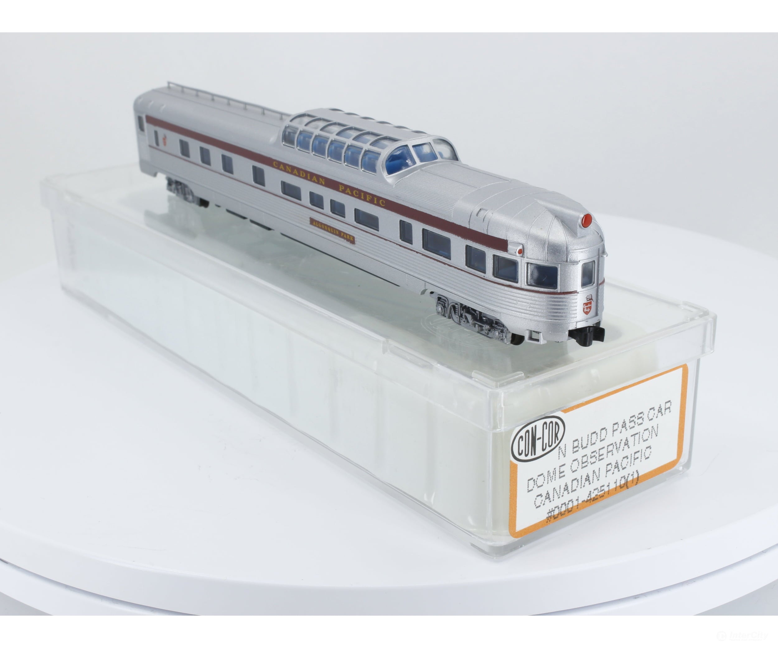 Con Cor 0001-425110 N Budd Passenger Dome Observation Car Canadian Pacific (Cp) (2) Cars