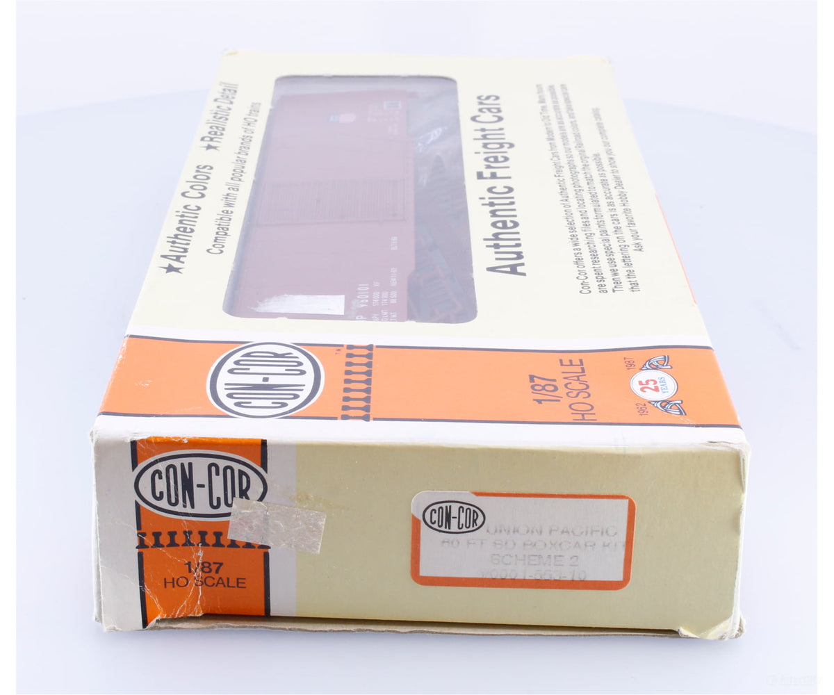 Con Cor 0001-553-10 HO 60’ Single Door Box Car Kit Union Pacific (UP) 960101 - Freight Cars