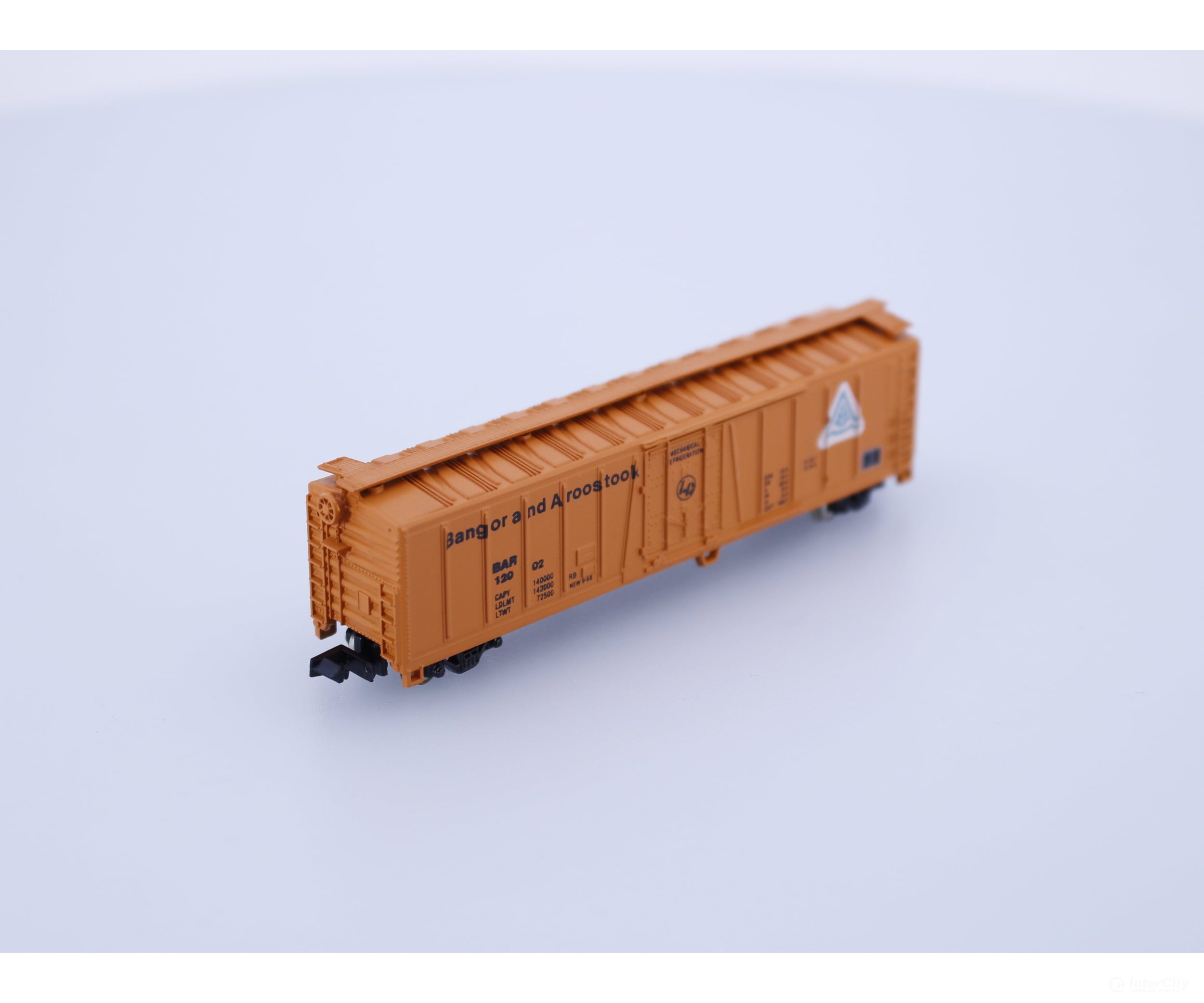 Con Cor 0001001868 N 50’ Ribbed Reefer Bangor & Aroostook 120 Freight Cars