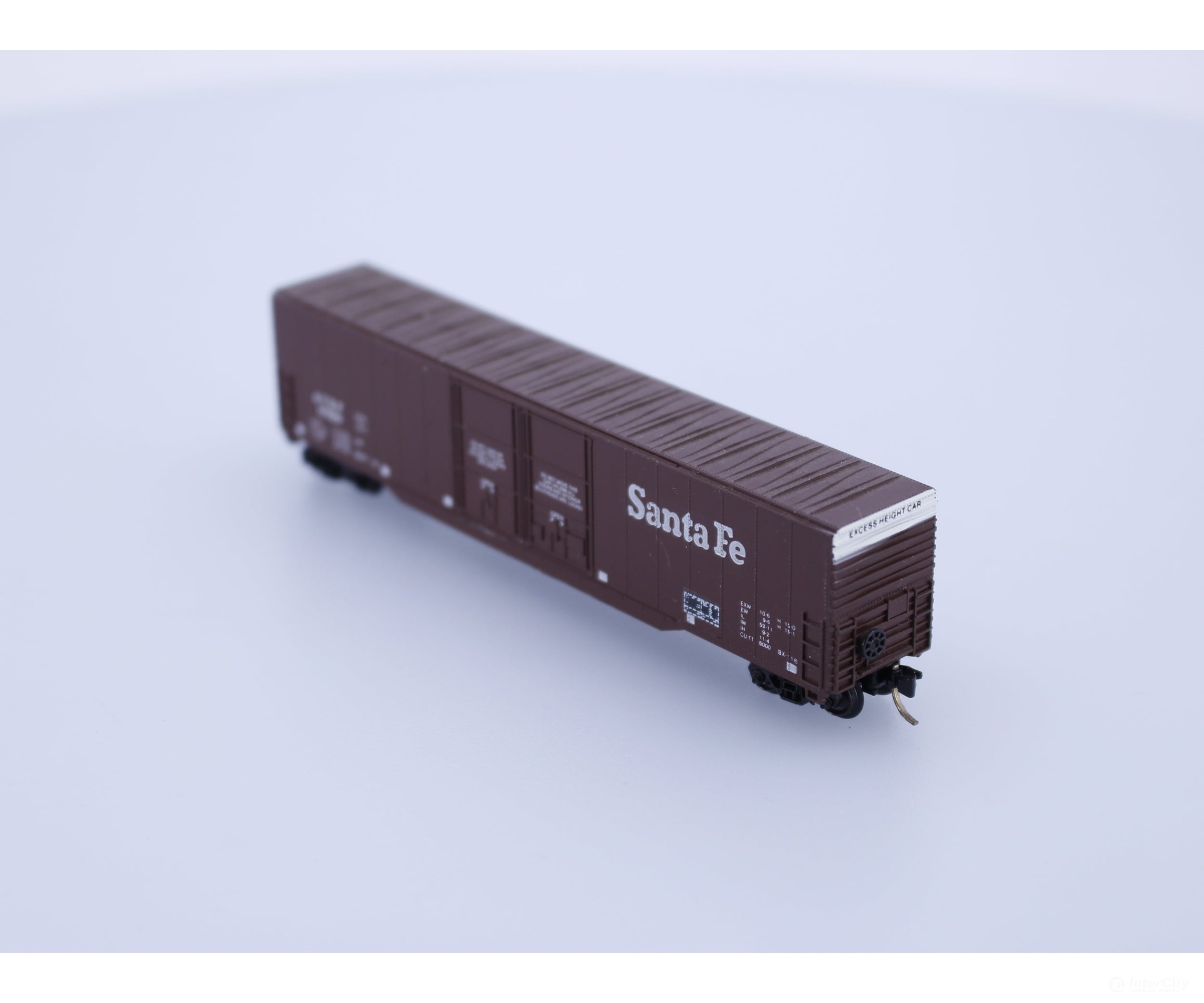 Con Cor 00015551 N 60 ft Boxcar Car 3 Santa Fe (SF) 37820 Freight Cars