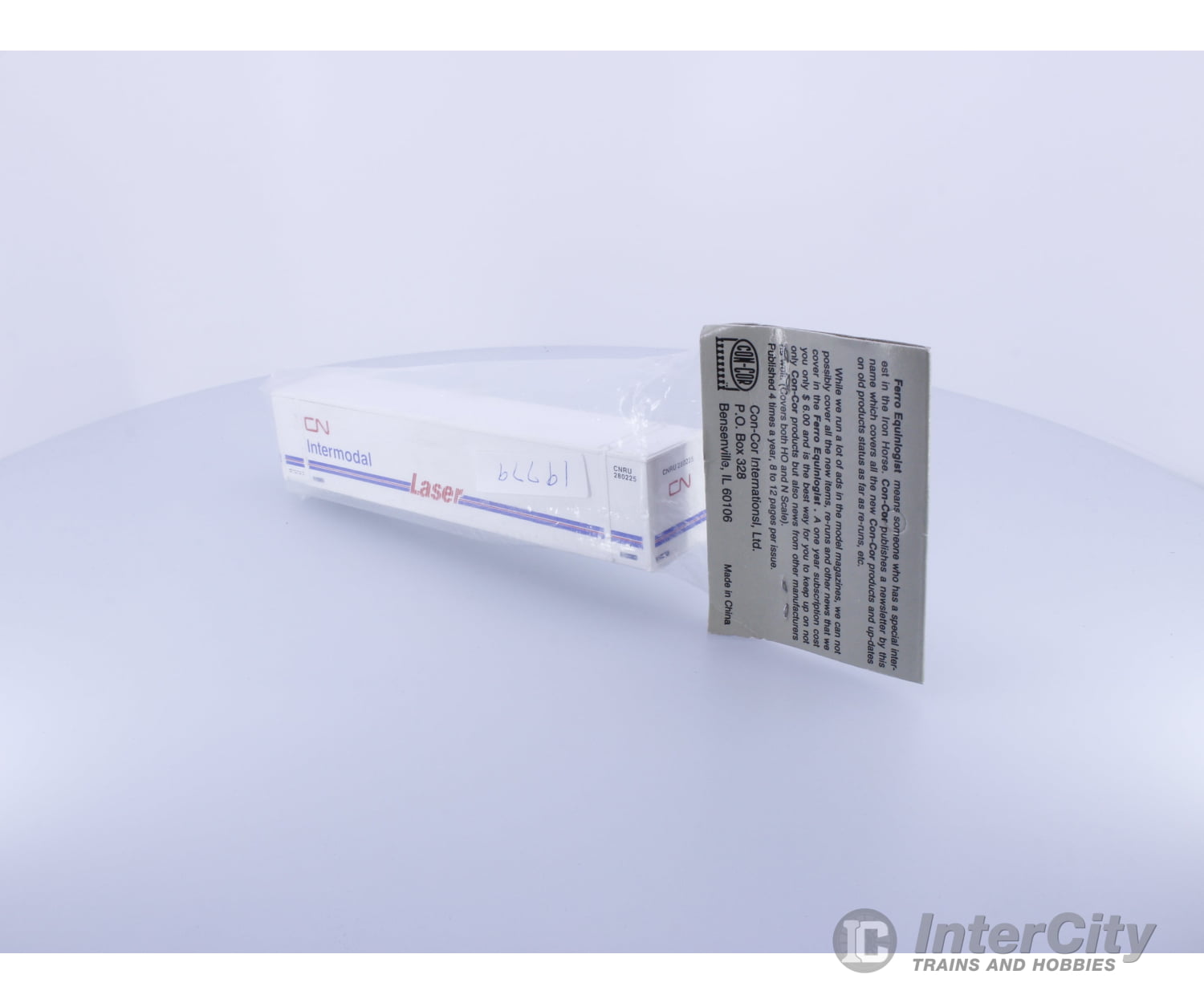 Con Cor 0004-008553 HO 53’ Container Laser CN Intermodal Cars & Trucks