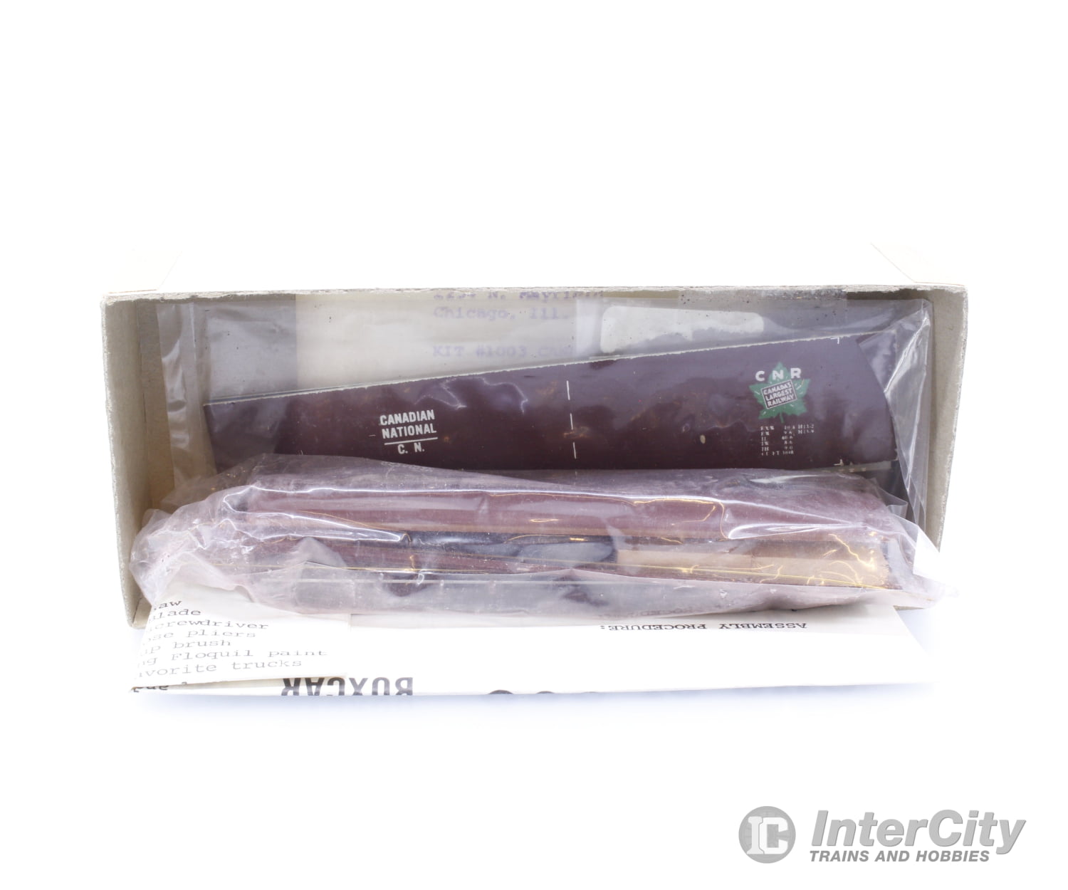 Con Cor 1003 HO 40’ Box Car Kit 1 of 500 only Made Canadian National (CN) Freight Cars