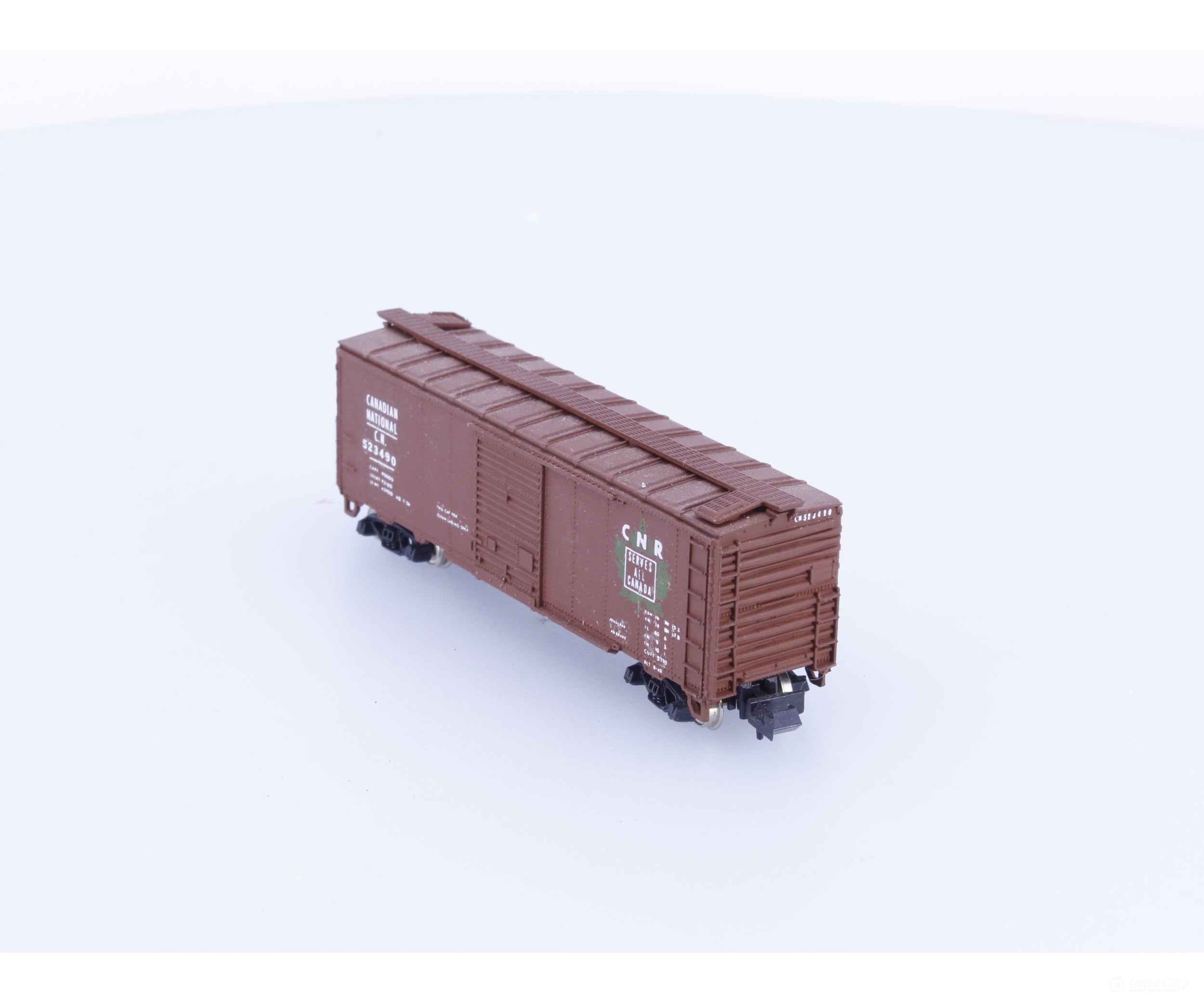Con Cor 1235 N 40’ Single Door Boxcar Canadian National (CN) 523490 Freight Cars