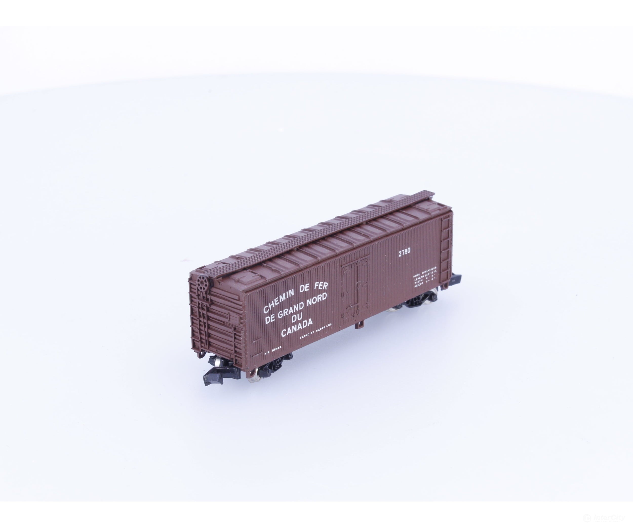 Con Cor 1351-UN N 40’ Single Door Boxcar Chemin De Fer De Grand Nord Du Canada 2780 - Freight Cars