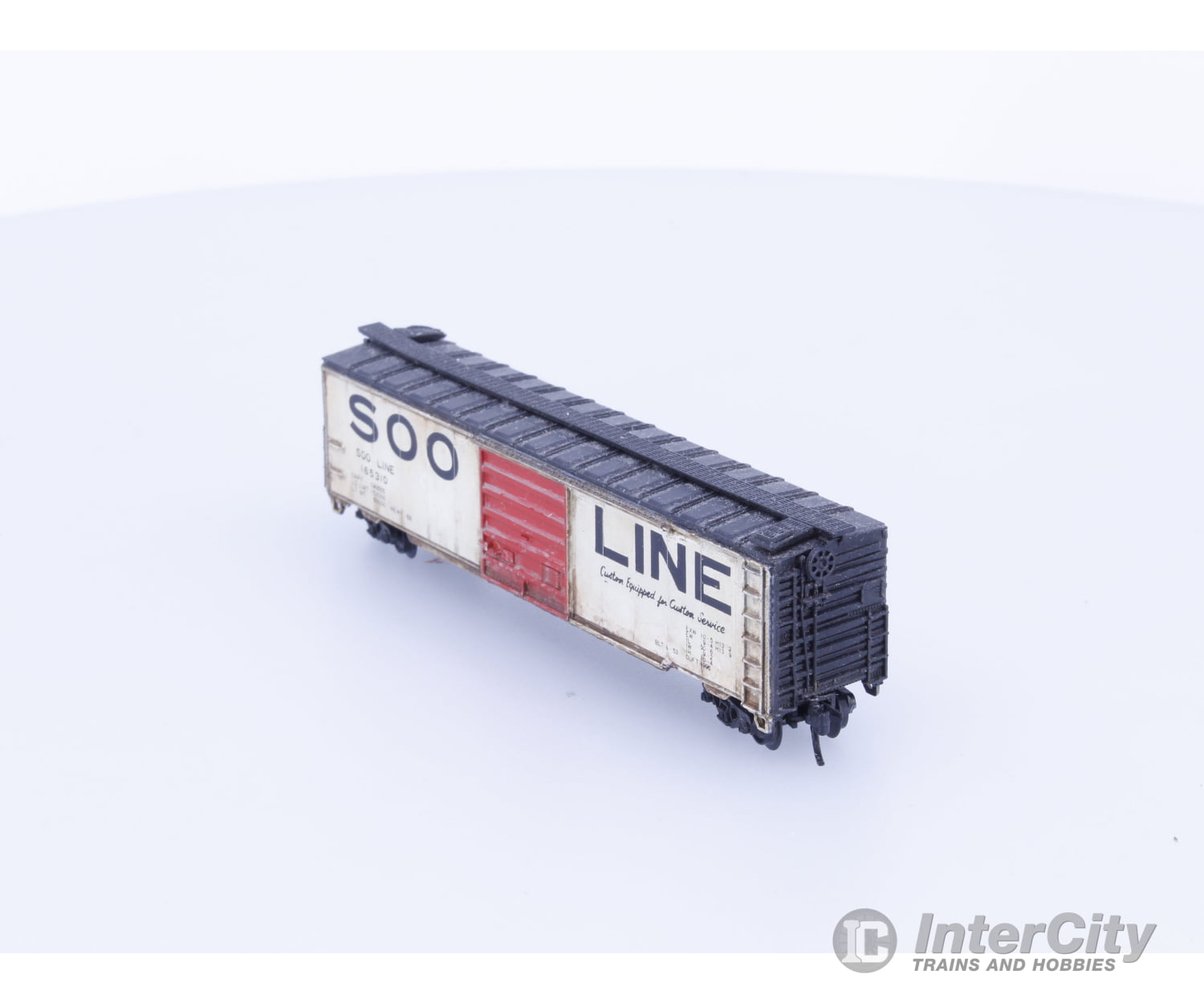 Con Cor 165310 N 50’ Single Door Boxcar Soo Line (SOO) 165310 Freight Cars