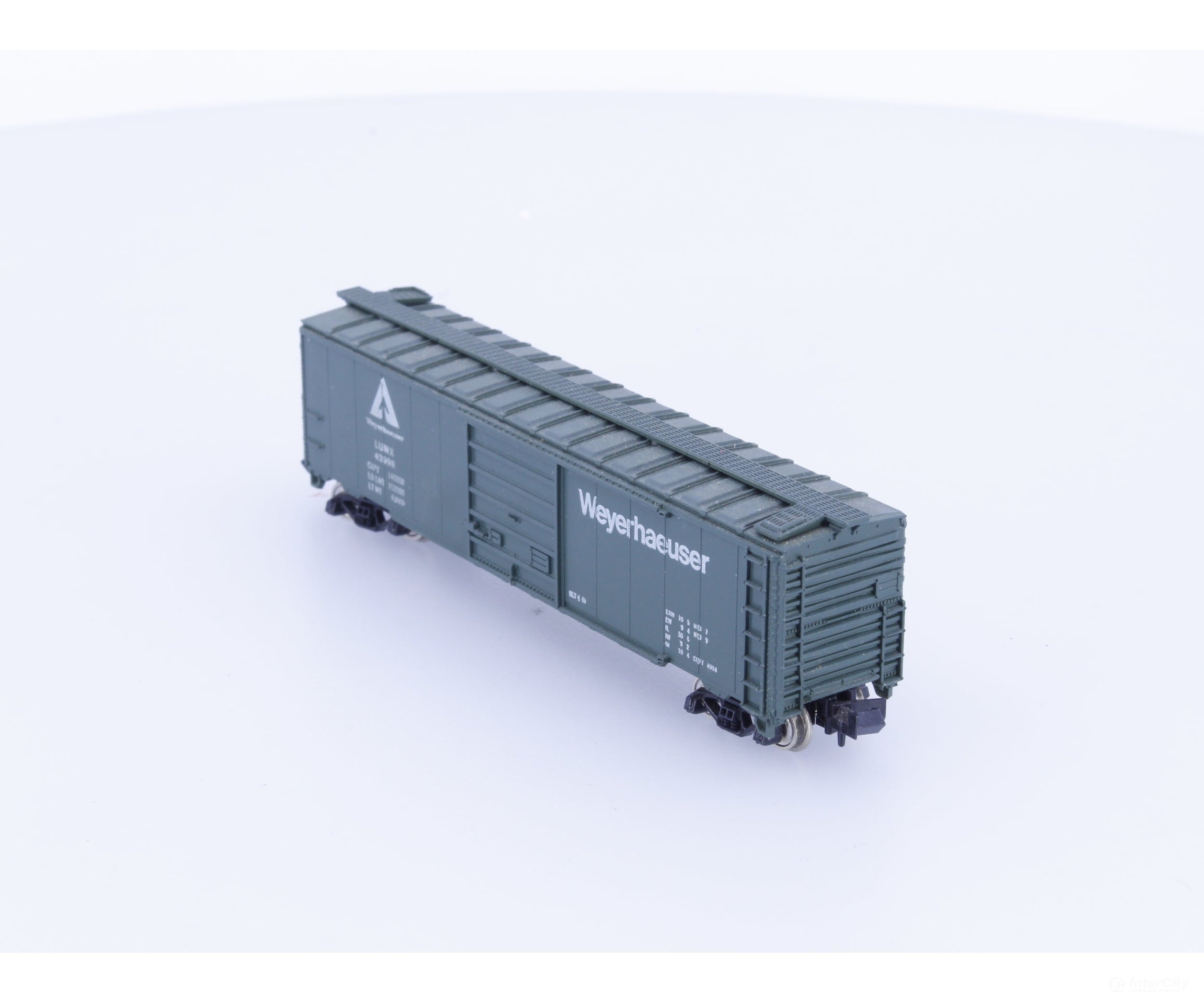 Con Cor 43998 N 50’ Single Door Boxcar Weyerhaeuser (LUNX) 43998 - Freight Cars