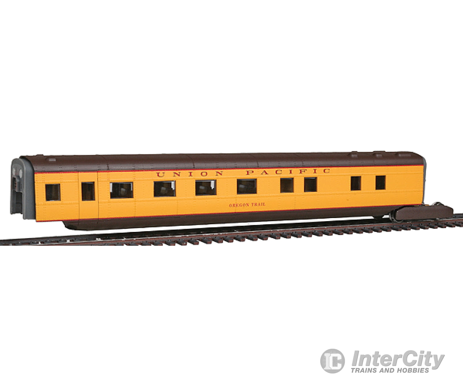 Con-Cor Ho 8783 Add-On Pullman For M-10000 Streamliner (Sold Separately) -- Union Pacific (Brown