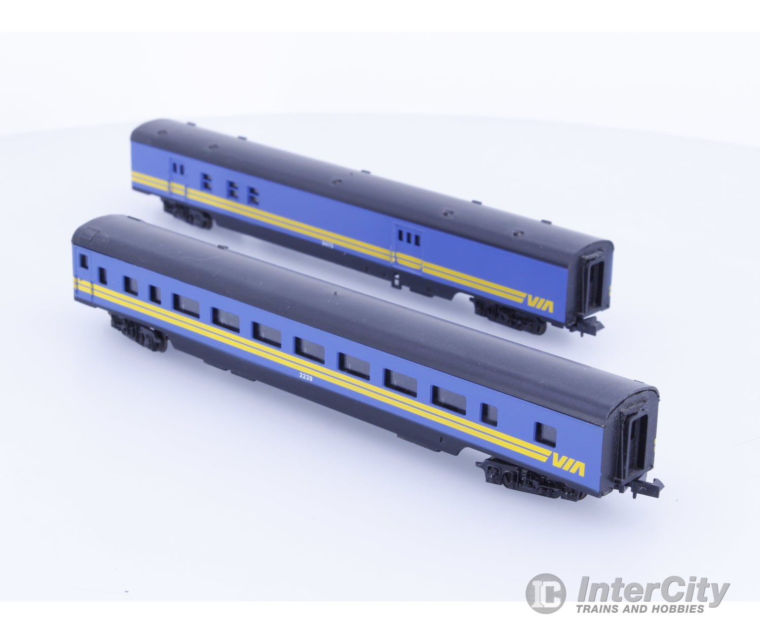 Con Cor VRPCBC N Passenger Car and Baggage Car Via Rail (VIA) 2239,9475 Passenger Cars