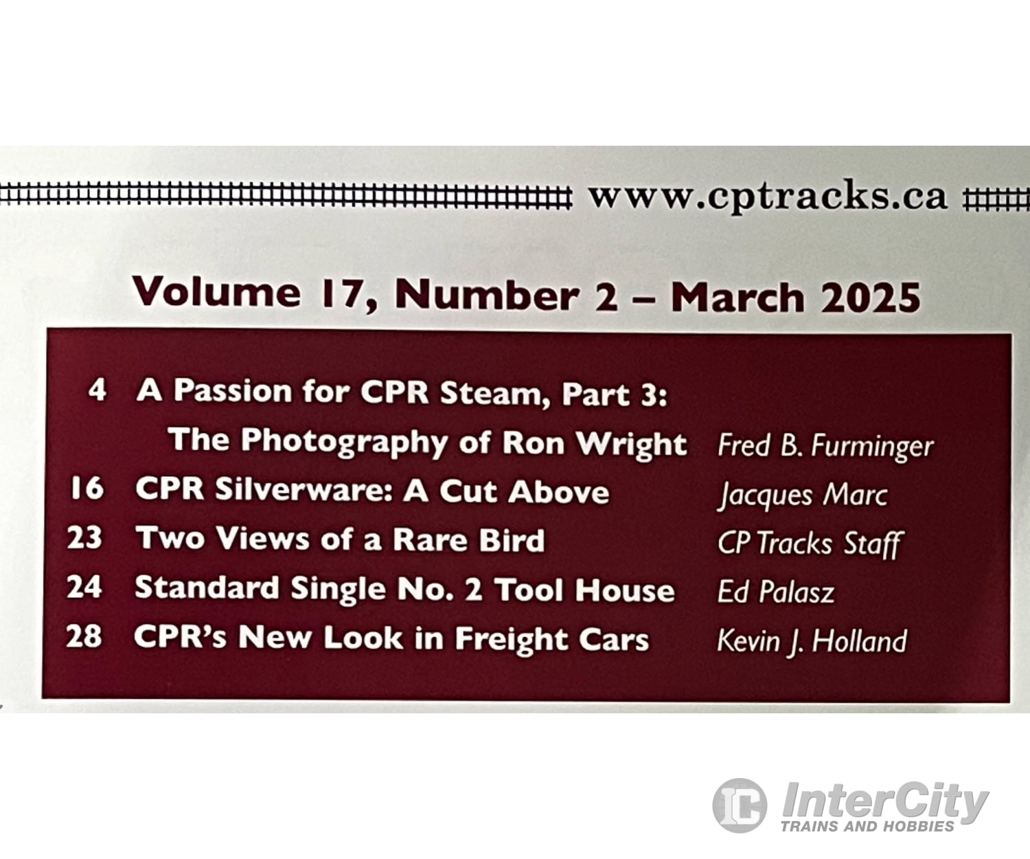 CP Tracks Magazine Issue 17-2 - March 2025 Magazines