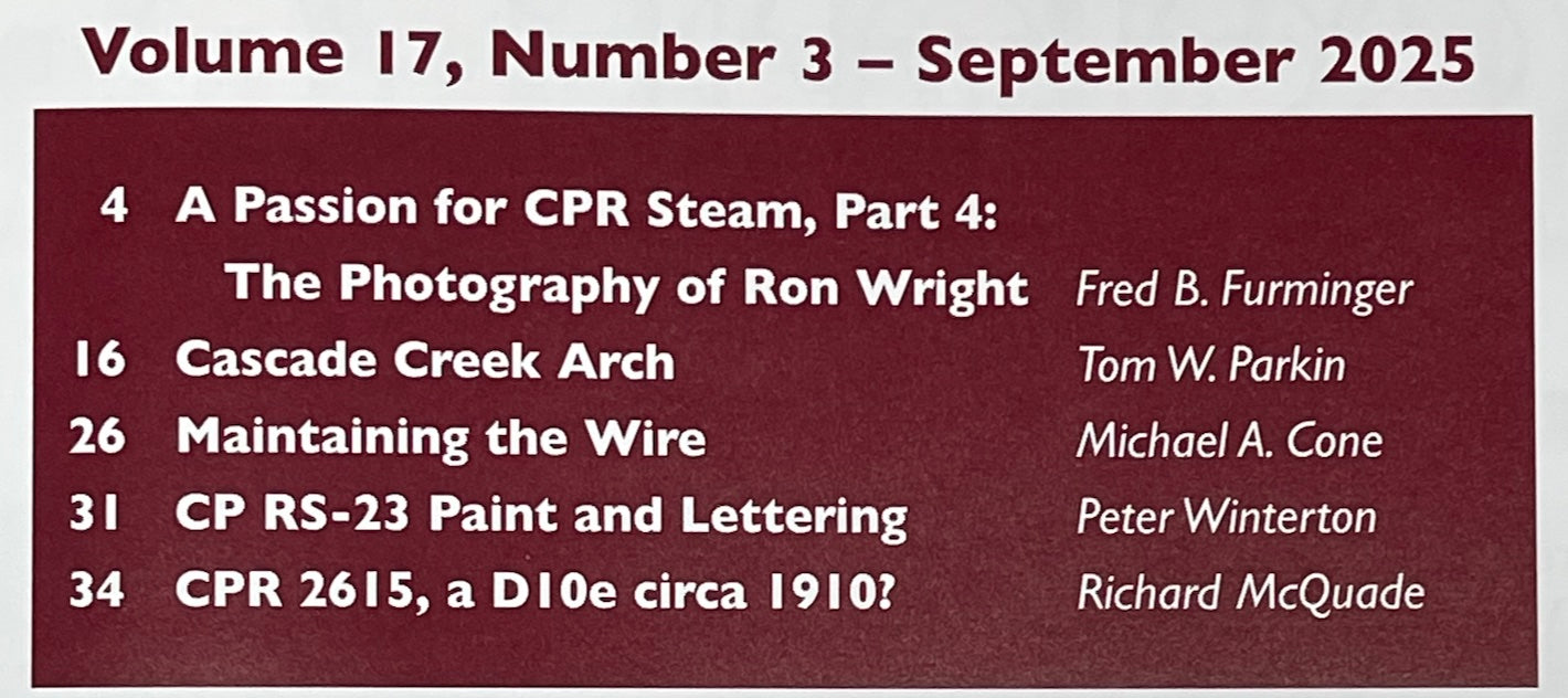 CP Tracks Magazine Issue 17-3 - September 2025