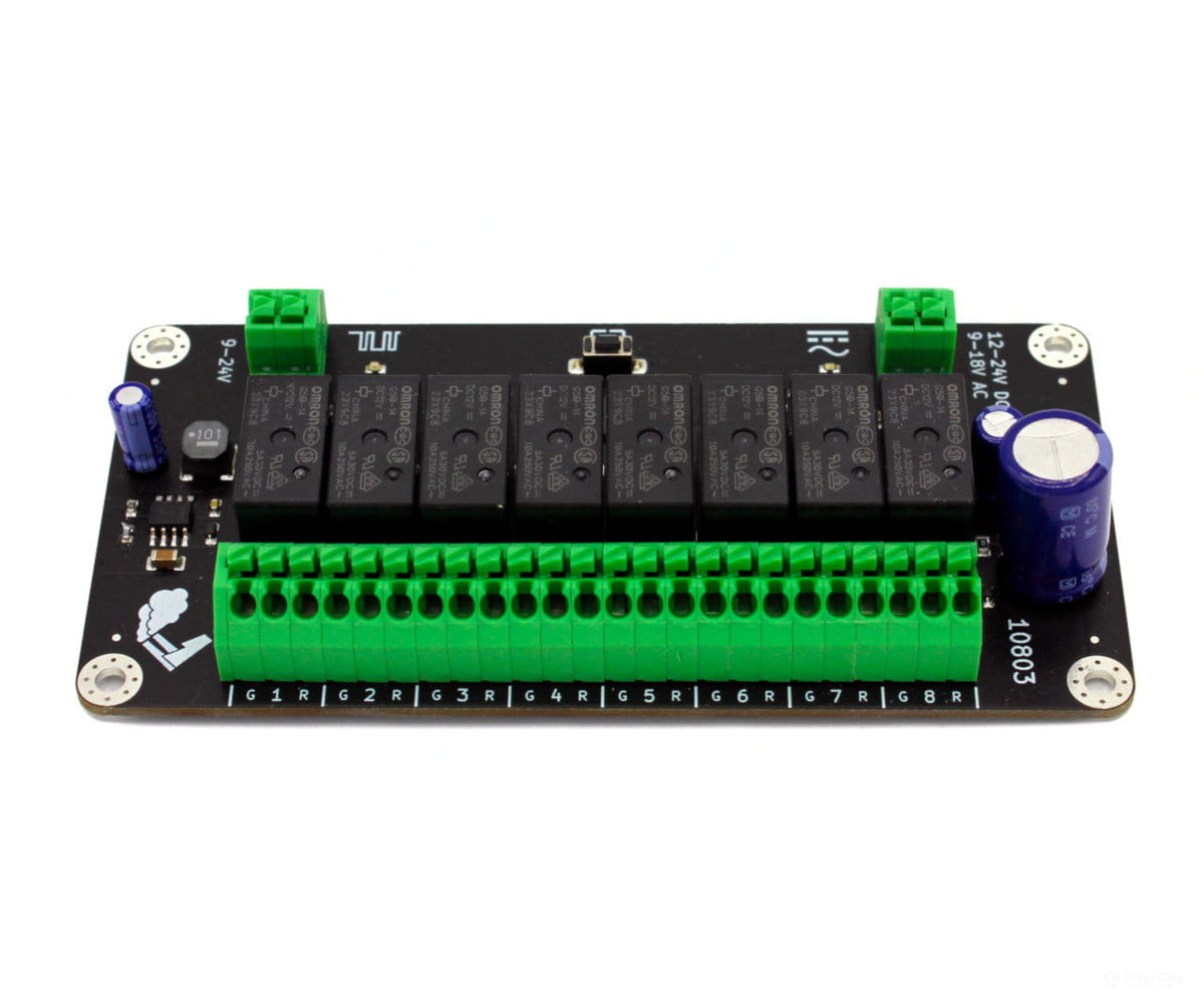 Decoderwerk 10803 8-channel relay decoder for switching various loads using 8 changeover relays (DCC + Motorola)