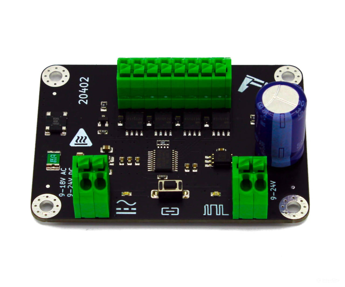 Decoderwerk 20402 4-channel switching decoder for switching various loads using 4 power MOSFETs (DCC + Motorola)