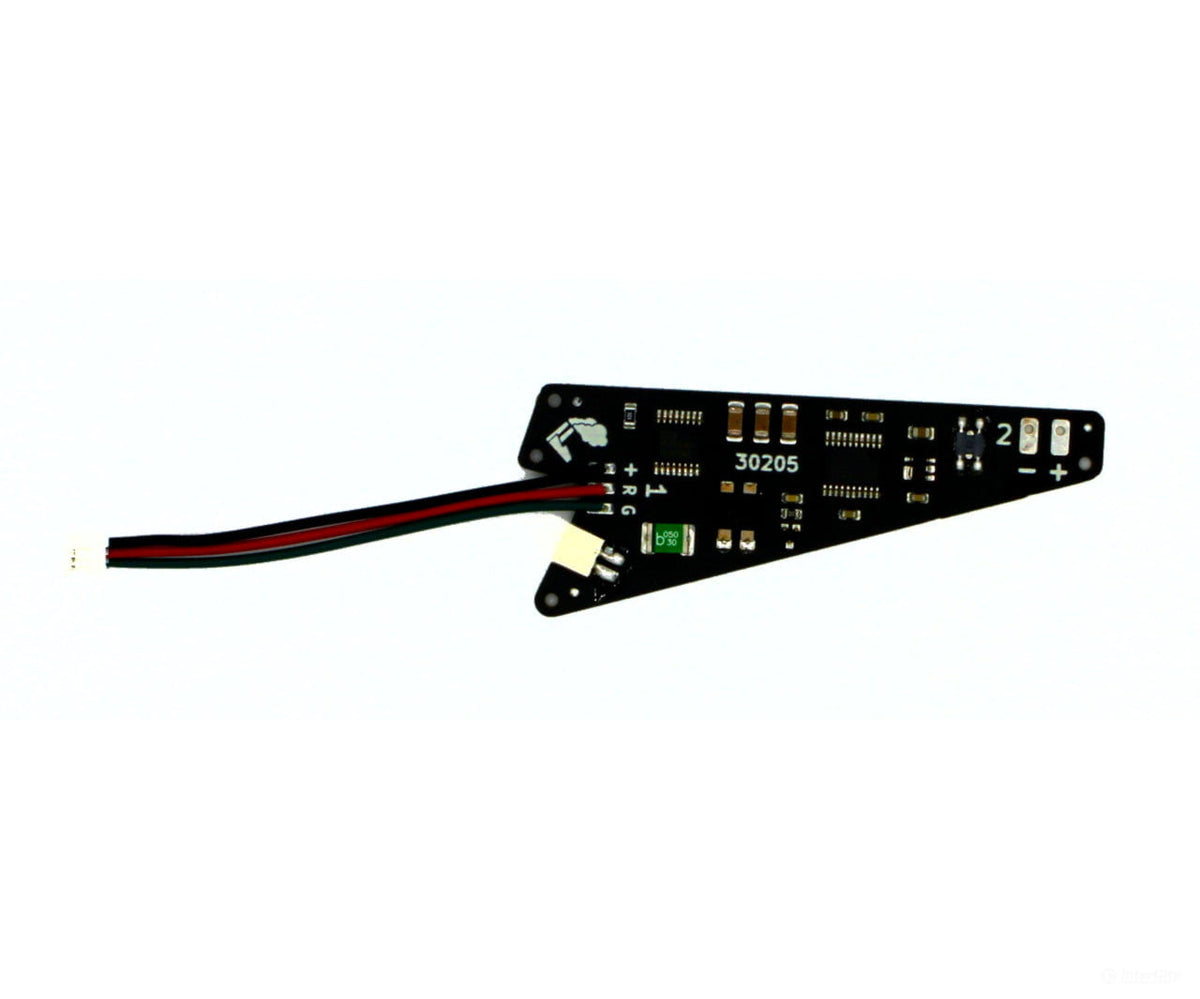 Decoderwerk 30205 C-Track turnout decoder for installation in Trix and Märklin C-Track with lantern output (DCC