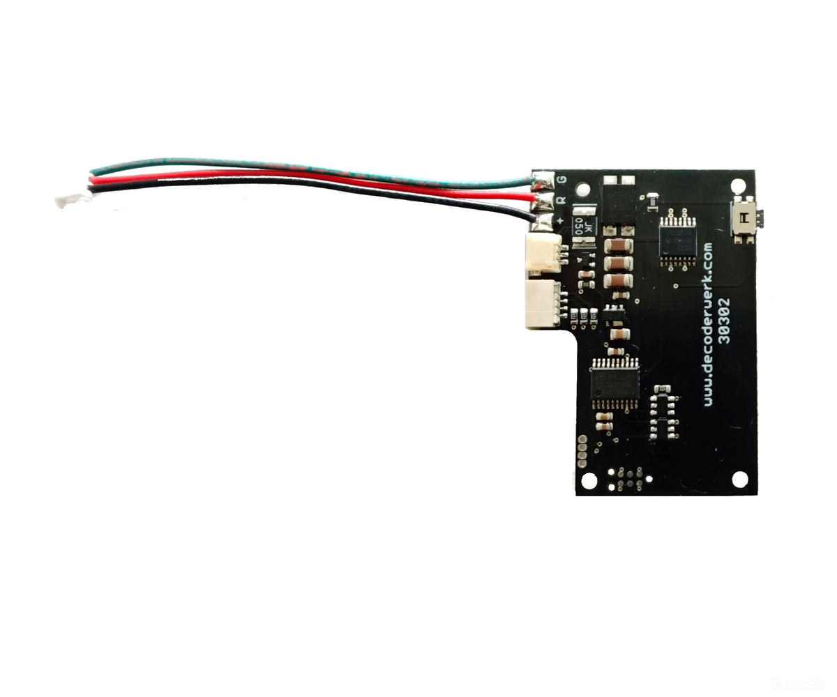 Decoderwerk 30302 C-Track turnout decoder for the slim double-slip switch (12.1°) with lantern output (DCC + Motorola)