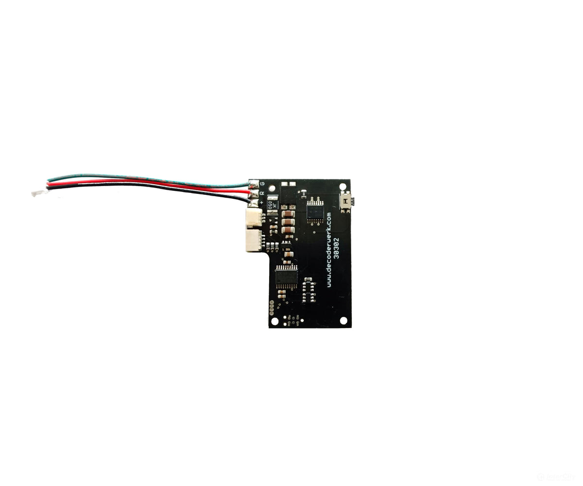 Decoderwerk 30302 C-Track turnout decoder for the slim double-slip switch (12.1°) with lantern output (DCC + Motorola)