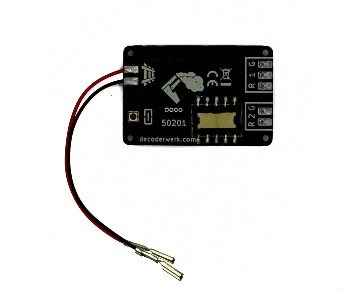 Decoderwerk 50201 C-Track signal decoder for Märklin Startup signals with bistable relay for train control (DCC