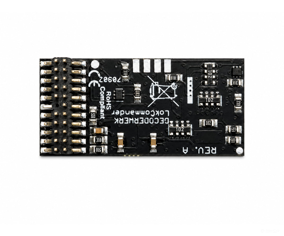 Decoderwerk 70902 Motor decoder 2A with 8 outputs SUSI load control and numerous effects; PluX22 interface H0 (DCC