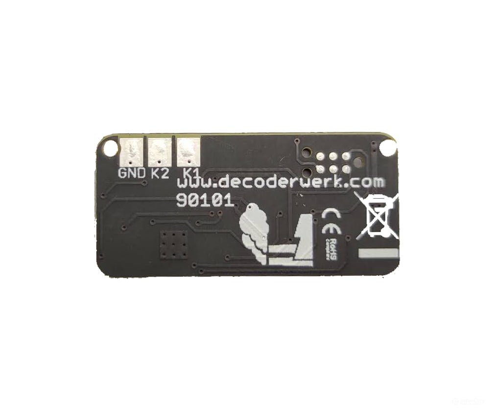 Decoderwerk 90101 1-channel servo decoder with signal lamp output 2 contact inputs for manual control bell function