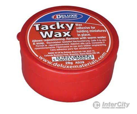 Deluxe Materials Ltd Ad29 Tacky Wax Figure Adhesive -- 1Oz 28G Glues & Adhesives