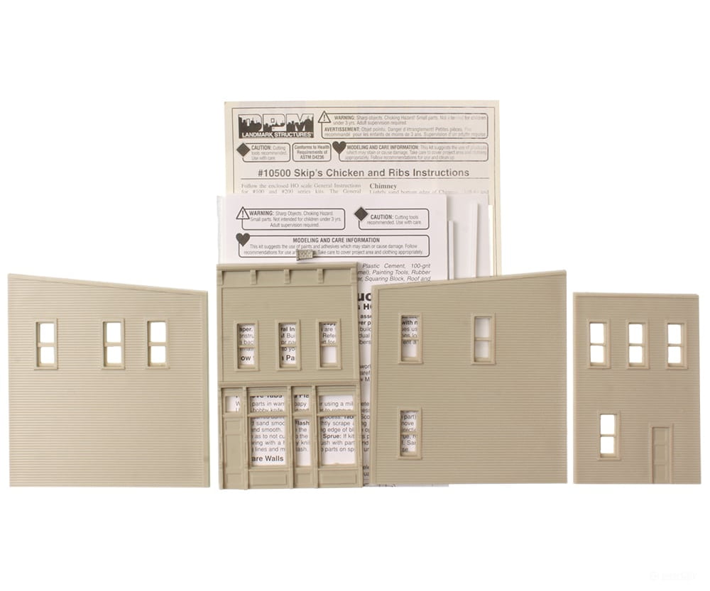 Design Preservation Models 10500 Skip’s Chicken & Ribs - Ho Scale Structures