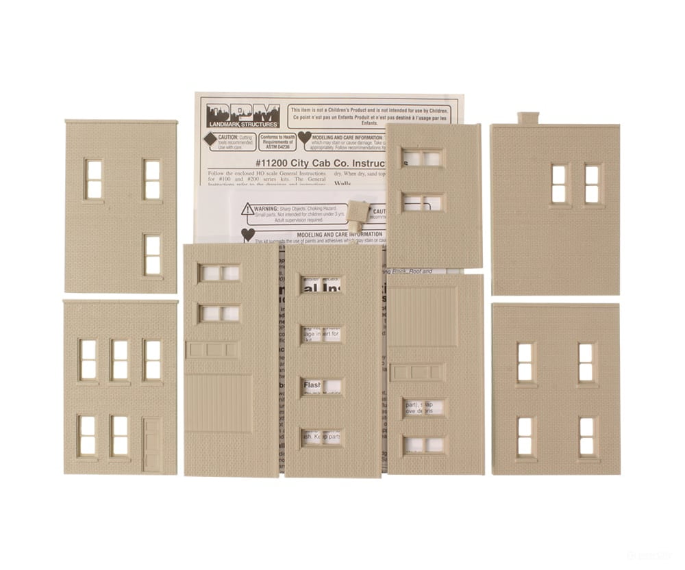Design Preservation Models 11200 City Cab Co Ho Scale Structures