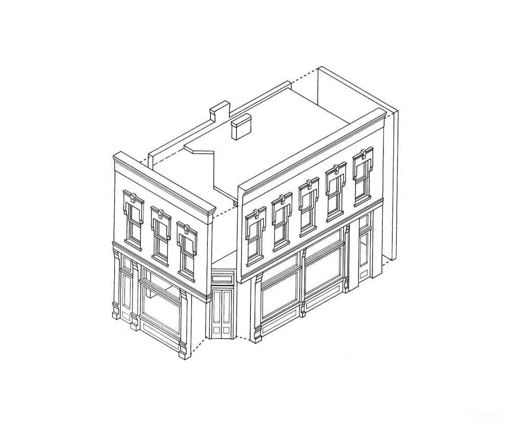 Design Preservation Models 11300 Carol’s Corner Cafe - Ho Scale Structures