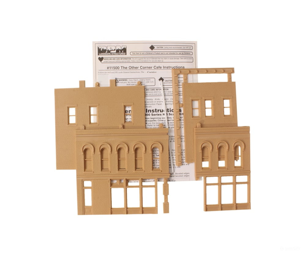 Design Preservation Models 11500 The Other Corner Cafe - Ho Scale Structures