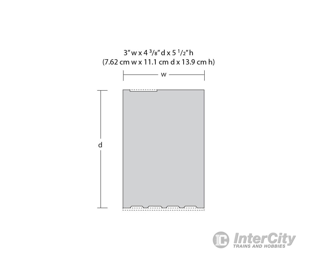 Design Preservation Models 11800 1St National Bank - Ho Scale Structures