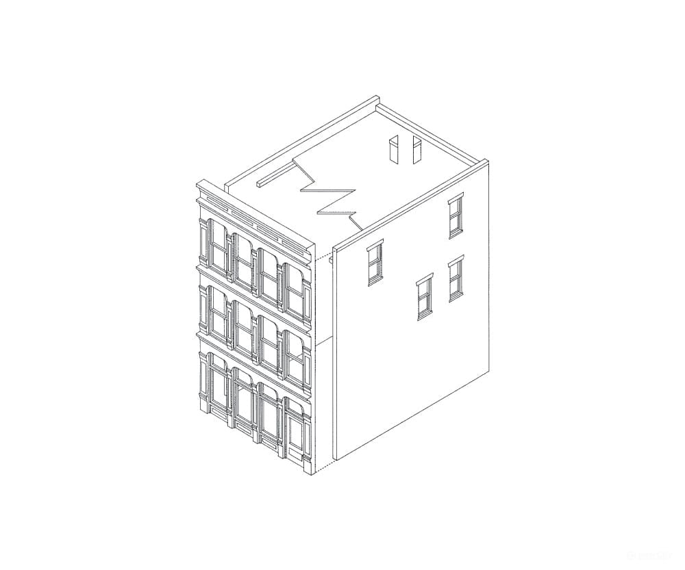 Design Preservation Models 11800 1St National Bank - Ho Scale Structures