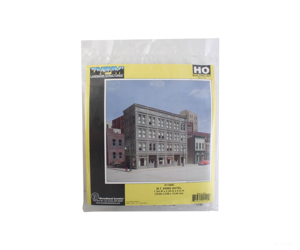 Design Preservation Models 11900 M.t. Arms Hotel Ho Scale Structures