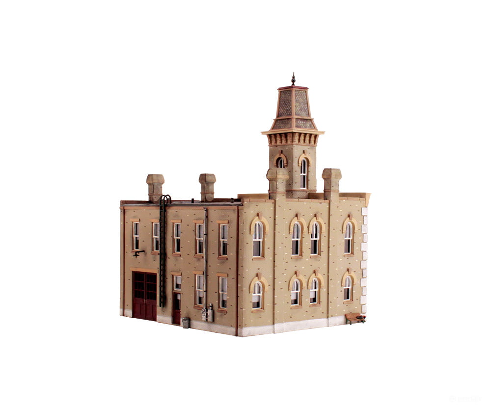Design Preservation Models 12400 Fire Station No.3 - Ho Scale Structures