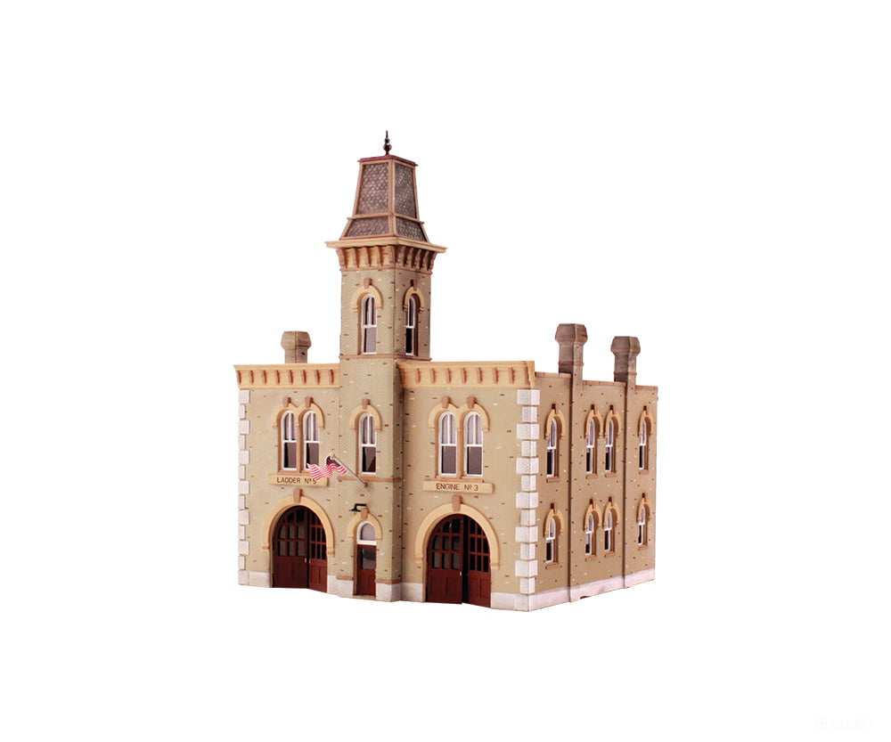 Design Preservation Models 12400 Fire Station No.3 - Ho Scale Structures