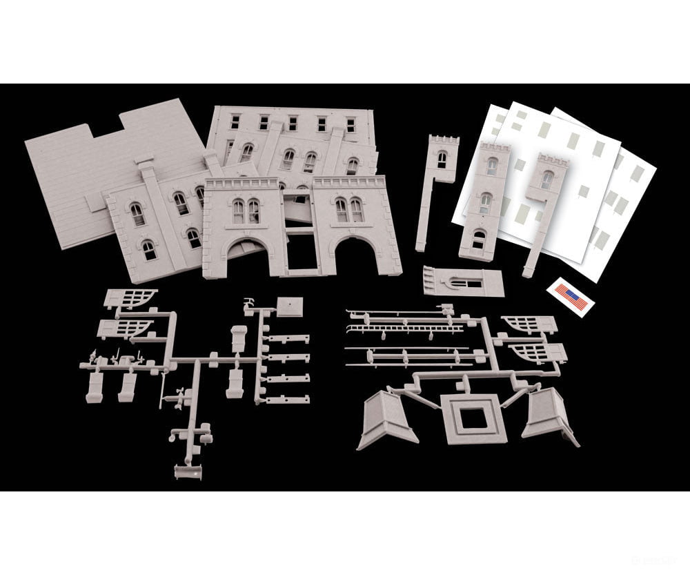 Design Preservation Models 12400 Fire Station No.3 - Ho Scale Structures