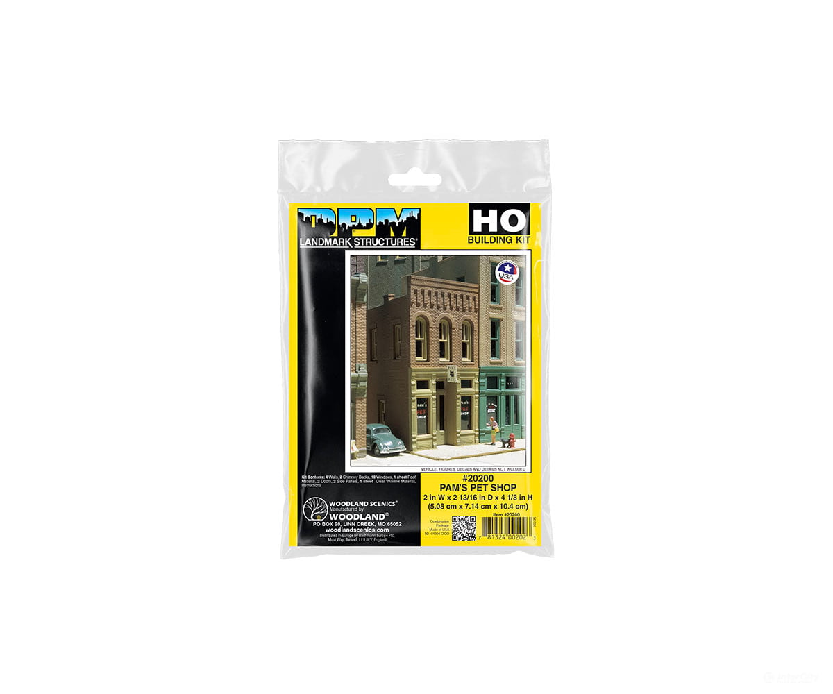 Design Preservation Models 20200 Pam’s Pet Shop Ho Scale Structures