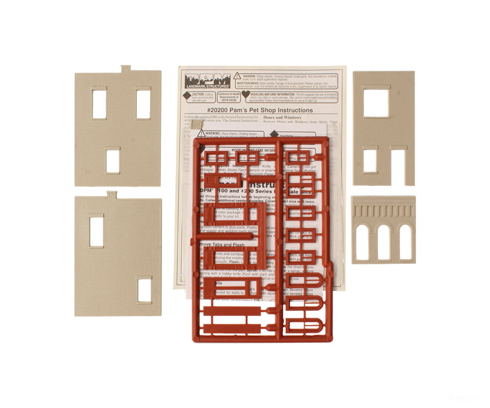 Design Preservation Models 20200 Pam’s Pet Shop Ho Scale Structures